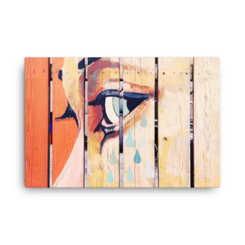 Canvas - Urban Eyes of Wood - CUSTOMIIZED