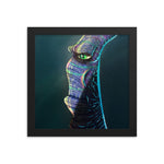 Framed Poster of and Alien by Christopher Mc Nicholl - CUSTOMIIZED