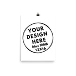 Premium Poster - White (12x16) - CUSTOMIIZED