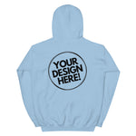 Unisex Light-Blend Hoodie 2 Sides Print - CUSTOMIIZED