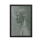 Framed Poster of An Ink Drawing of Man by Christopher Mc Nicholl - CUSTOMIIZED