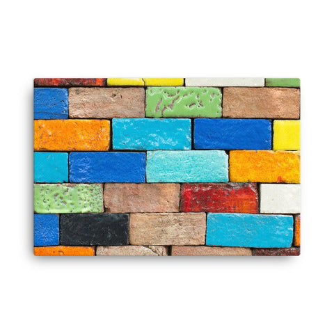 Canvas - Artwork from Bricks - CUSTOMIIZED