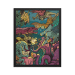 Plenty of Fish in the Sea - Framed Poster by Eli Ford - CUSTOMIIZED