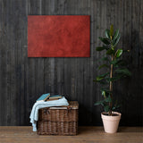 Canvas - Textures of a Red Wall - CUSTOMIIZED