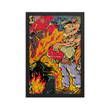 Add Fuel to the Fire - Framed Poster by Eli Ford - CUSTOMIIZED