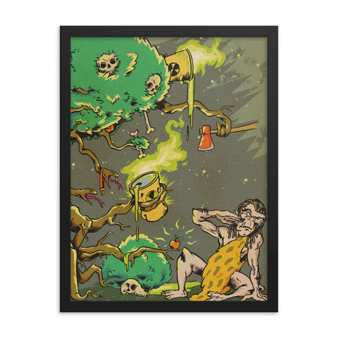 Barking up the Wrong Tree - Framed Poster by Eli Ford - CUSTOMIIZED
