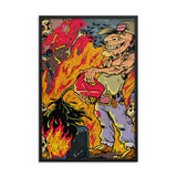 Add Fuel to the Fire - Framed Poster by Eli Ford - CUSTOMIIZED