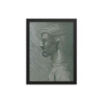 Framed Poster of An Ink Drawing of Man by Christopher Mc Nicholl - CUSTOMIIZED