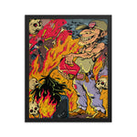 Add Fuel to the Fire - Framed Poster by Eli Ford - CUSTOMIIZED