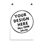 Premium Poster - White (24x36) - CUSTOMIIZED