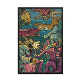 Plenty of Fish in the Sea - Framed Poster by Eli Ford - CUSTOMIIZED