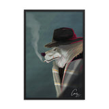Framed Poster of The Mafia Wolf by Christopher Mc Nicholl - CUSTOMIIZED