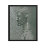 Framed Poster of An Ink Drawing of Man by Christopher Mc Nicholl - CUSTOMIIZED