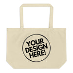 Large Organic Tote Bag - CUSTOMIIZED