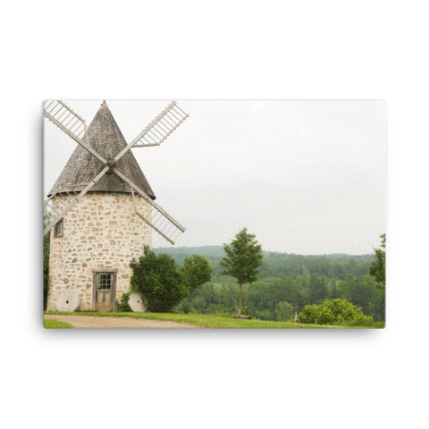 Canvas - Old Windmill in St. Paulin - CUSTOMIIZED