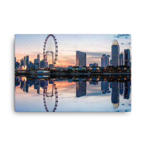 Canvas - Urban Skyline of Singapore - CUSTOMIIZED